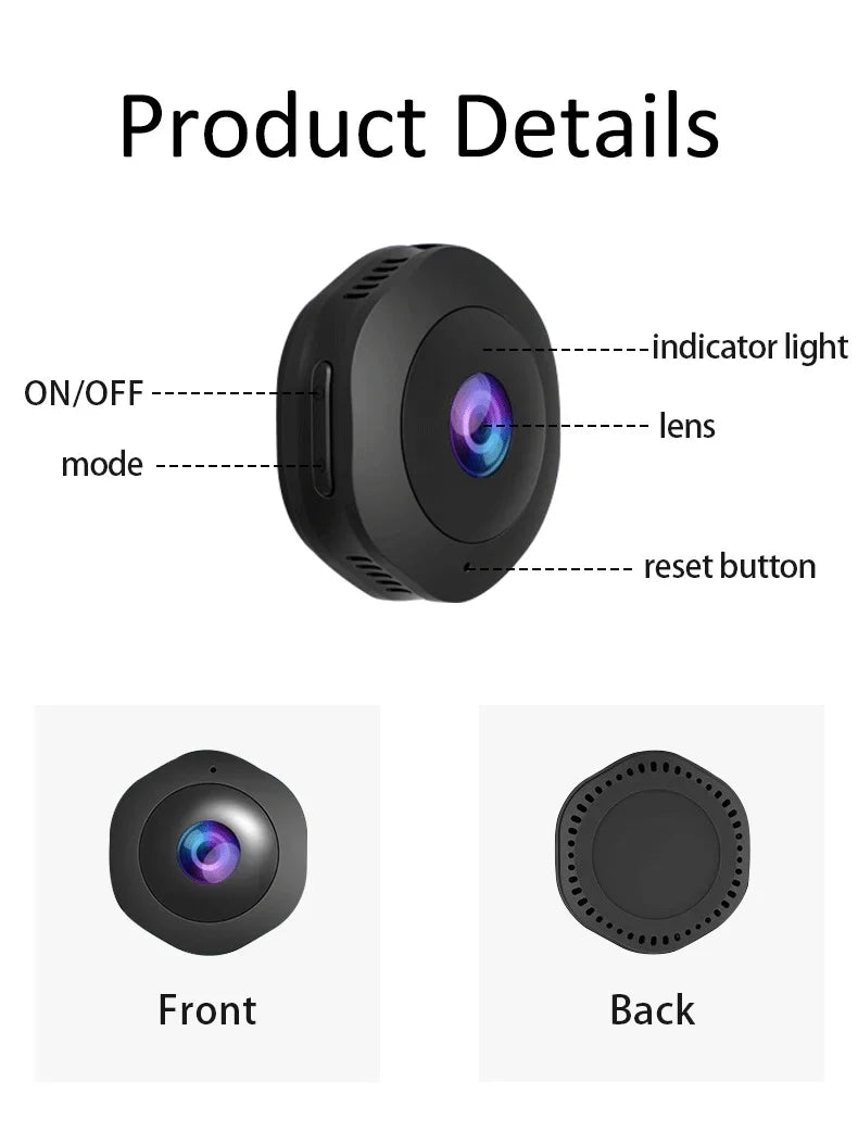 Mini IP Camera HD 1080P Video Voice Recorder Indoor Security CCTV Camera.