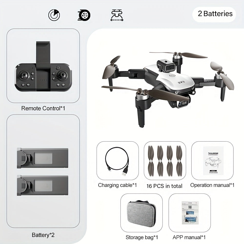 S2S Long Endurance Drone, Dual Camera Wifi  Folding Quadcopter.
