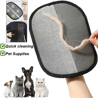 Pet Hair Remover Portable Washable Gloves
