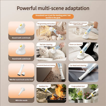 Multifunctional pet vacuum cleaner with advanced cyclonic technology.