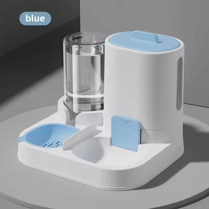 Pet Feeder And Water Dispenser Combo.
