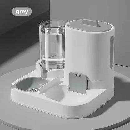 Pet Feeder And Water Dispenser Combo.