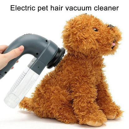 Electric Pet Hair Sucker Portable Vacuum Cleaner Fur Hair Remover Brush Cat Dog Comb Grooming Suction Device Pet Accessories