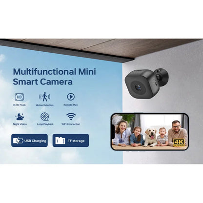 Xiaomi 4K Mini Camera WiFi Camcorder Surveillance Smart Home Security.