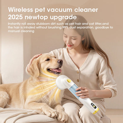 Multifunctional pet vacuum cleaner with advanced cyclonic technology.