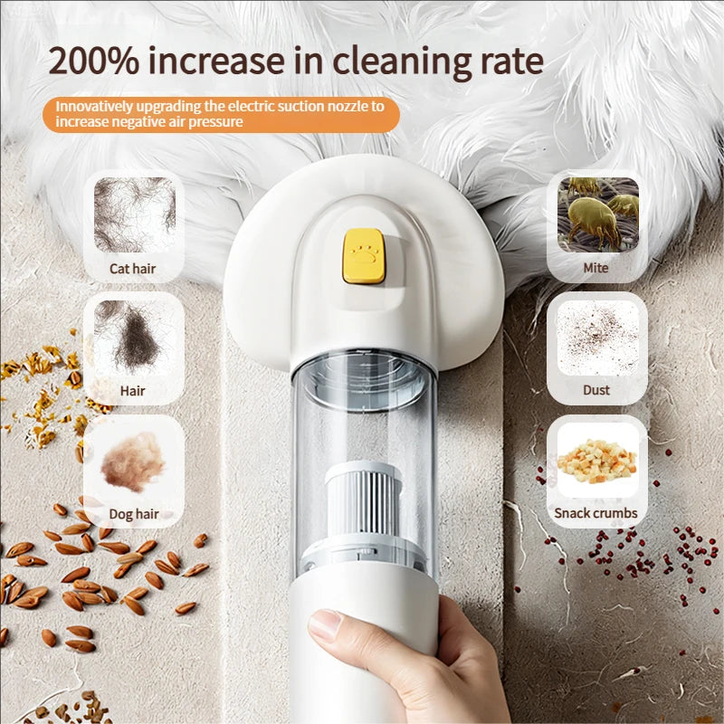 Multifunctional pet vacuum cleaner with advanced cyclonic technology.