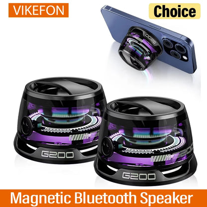 Wireless Magnetic Portable Mini Bluetooth Speaker