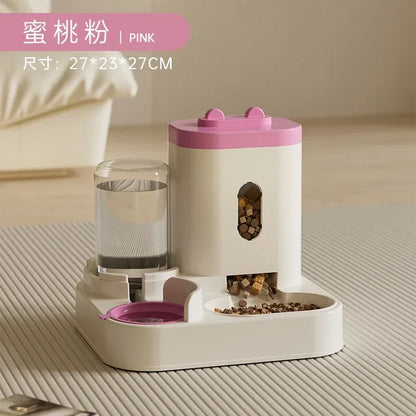 Pet Food Storage Dispenser Container.
