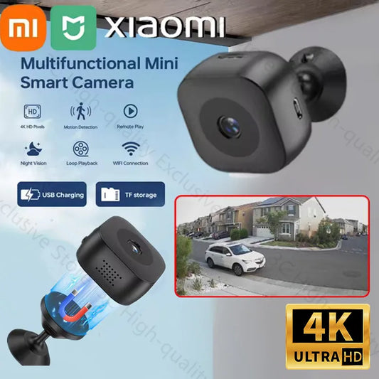 Xiaomi 4K Mini Camera WiFi Camcorder Surveillance Smart Home Security.