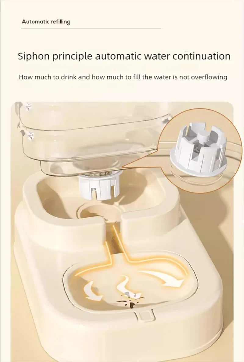 Gravity Pet Feeder and Water Dispenser.