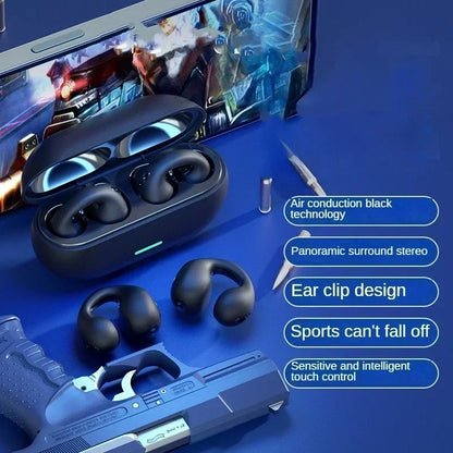 New T75 Bone Conduction Wireless Bluetooth Headphones.