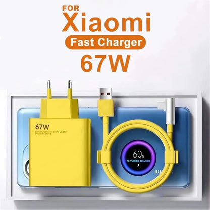 67W 6A USB Super Fast Charging Charger Adapter