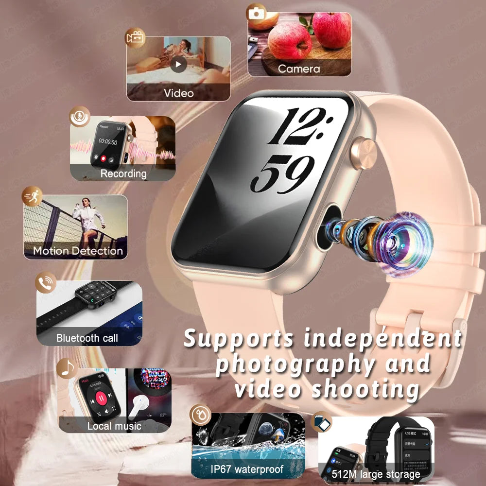 New Smart Watch Men Women with Health, Sports & Fitness Monitor Waterproof