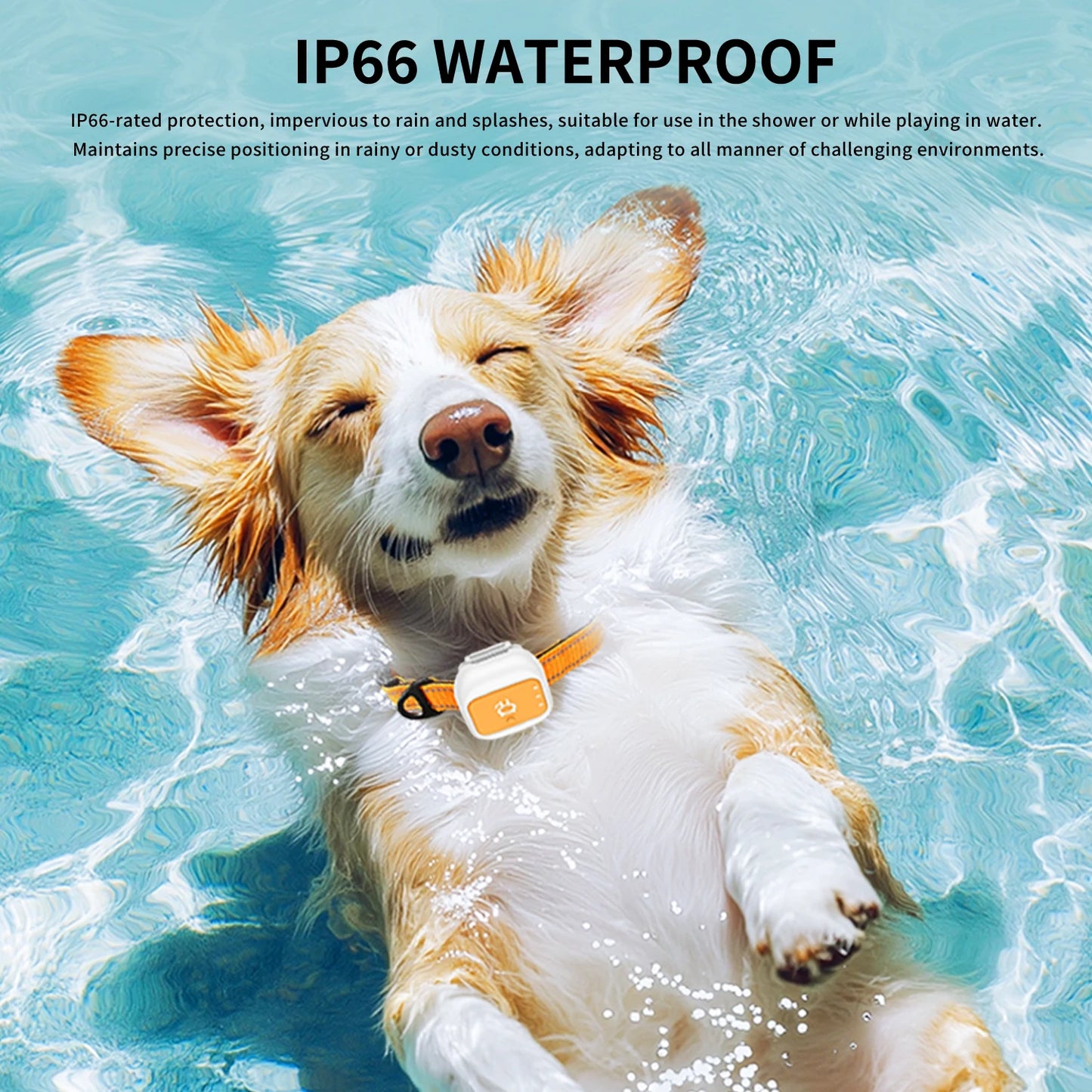 G01 GPS Pet Tracker Small & Waterproof with Long Battery Life.