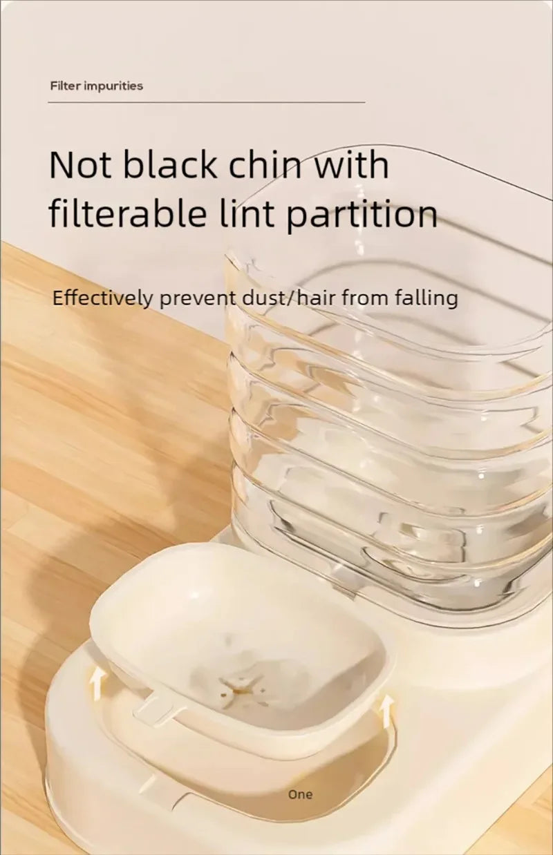 Gravity Pet Feeder and Water Dispenser.