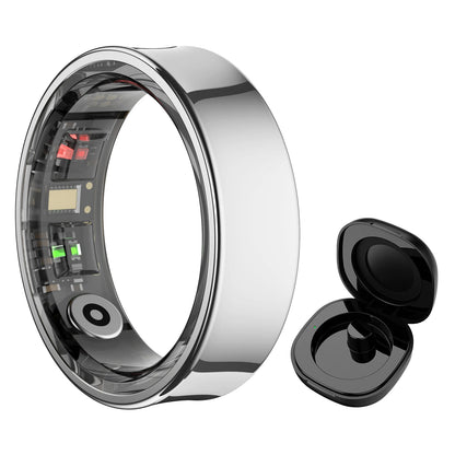 Smart Ring Health Monitor Multi Sport Mode Skin Temperature Measurement
