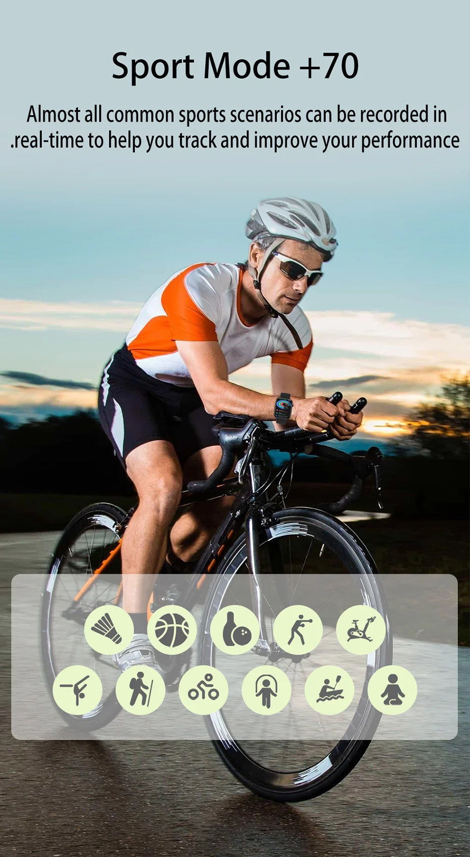 New Smart Watch Men Women with Health, Sports & Fitness Monitor Waterproof