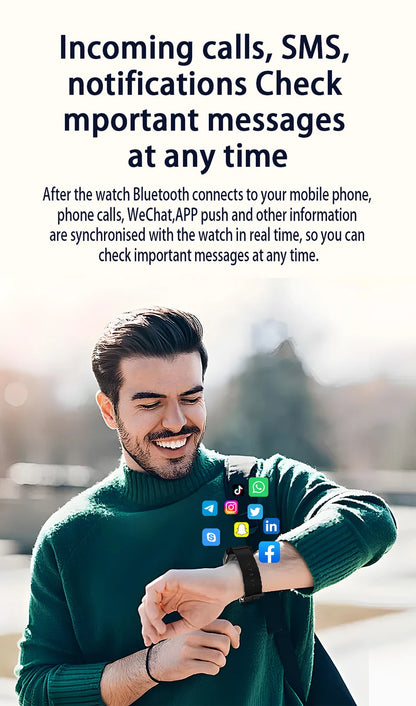 New Smart Watch Men Women with Health, Sports & Fitness Monitor Waterproof